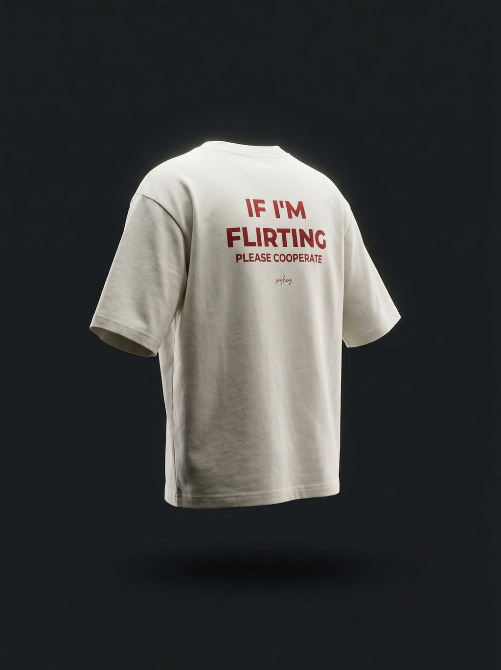 PLEASE COOPERATE (Off-White)