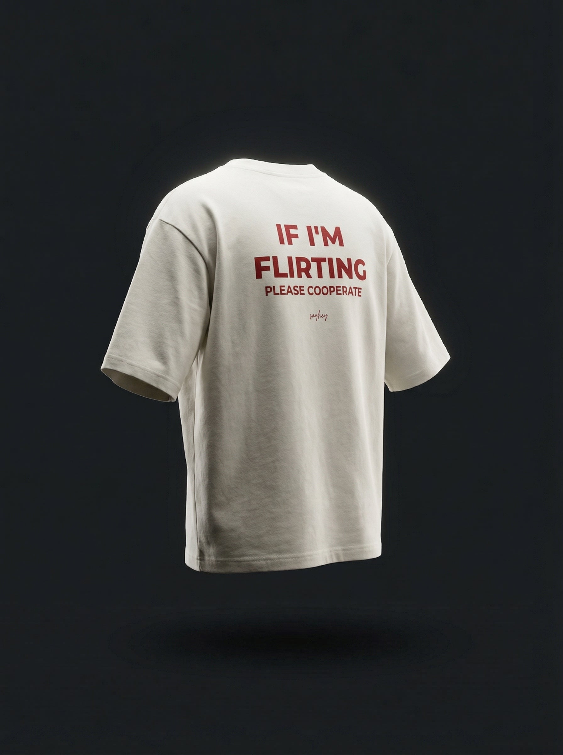 PLEASE COOPERATE (Off-White)