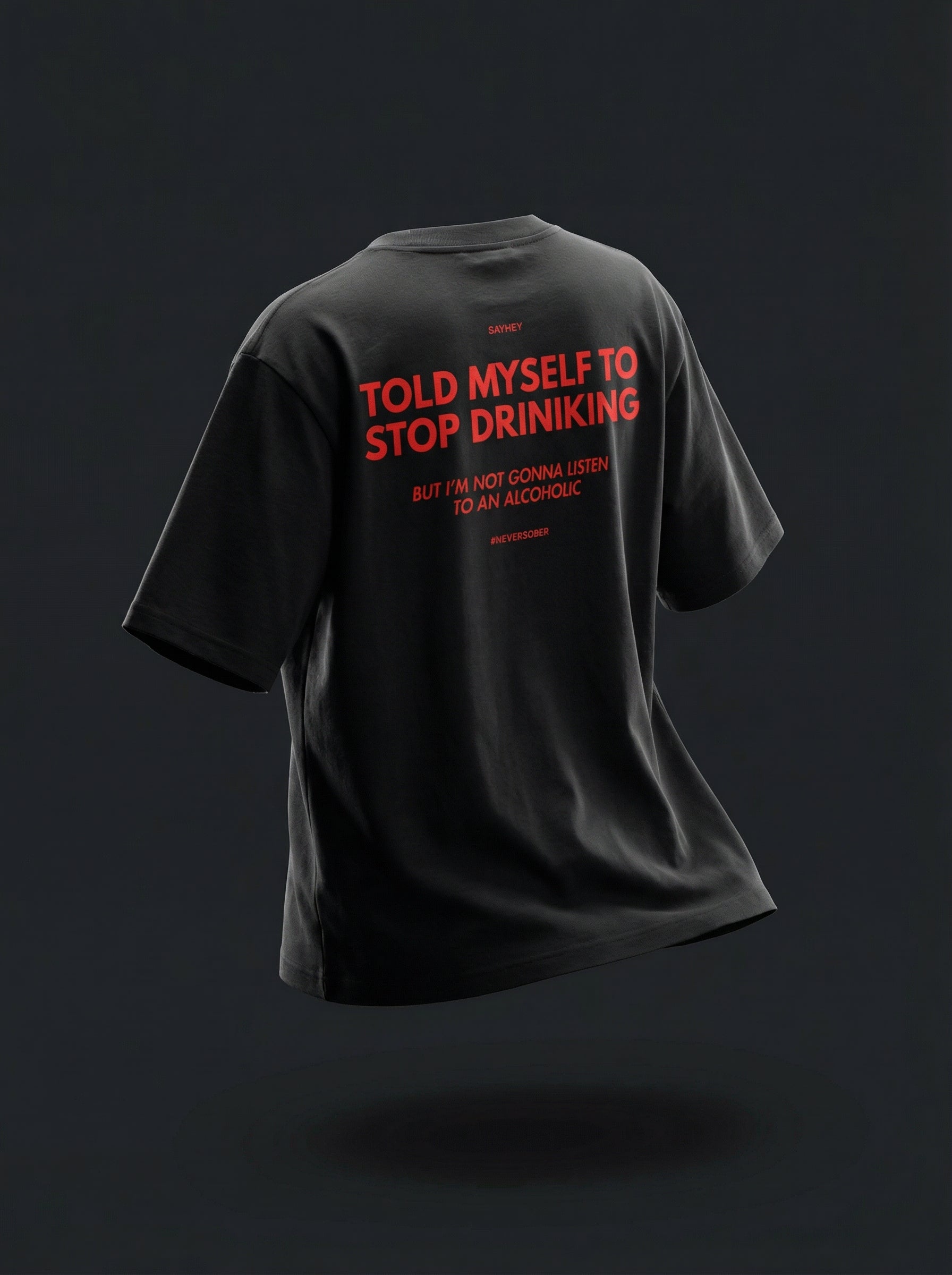 AN ALCOHOLIC (Black)