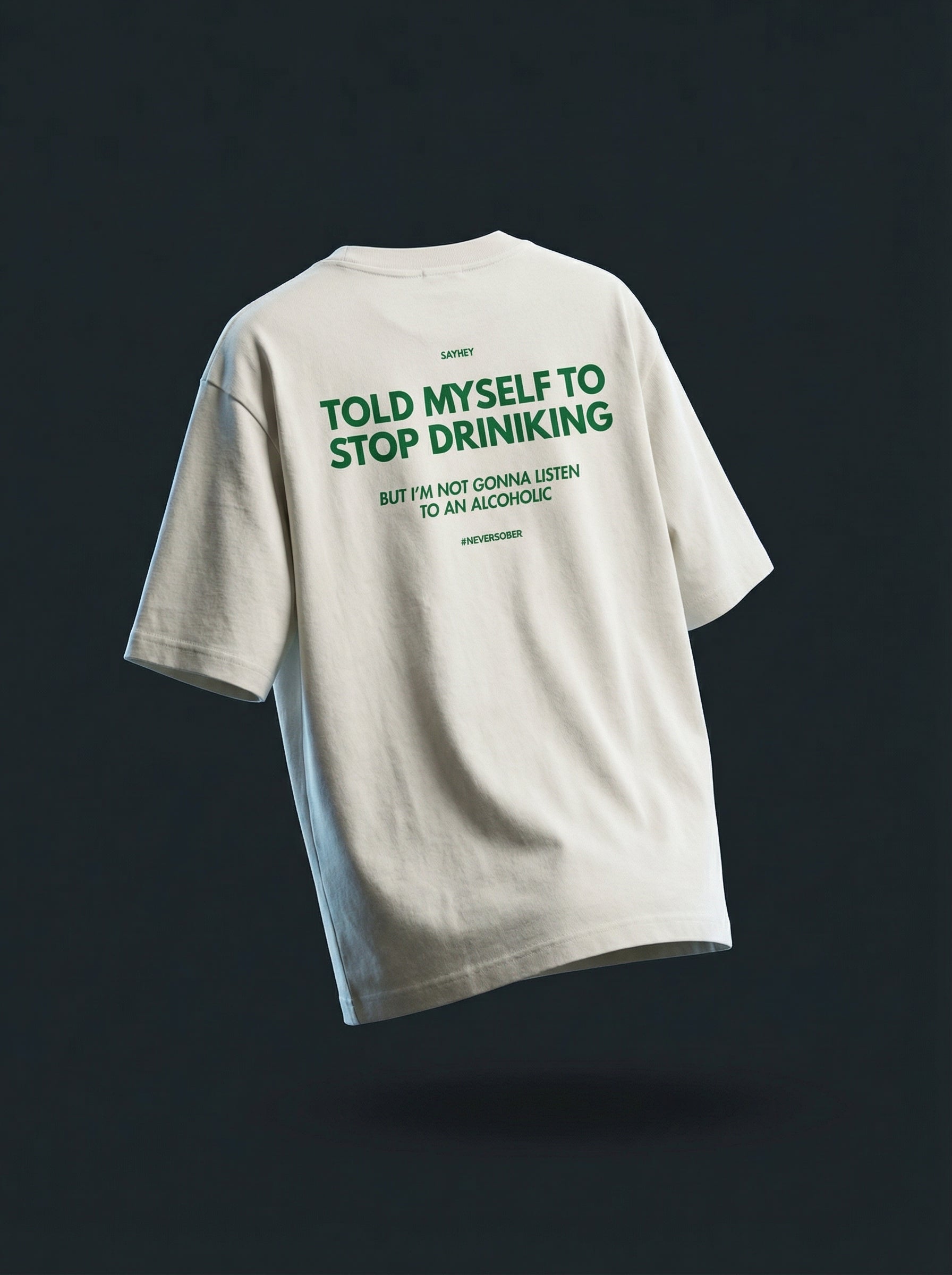 AN ALCOHOLIC (Off-White)