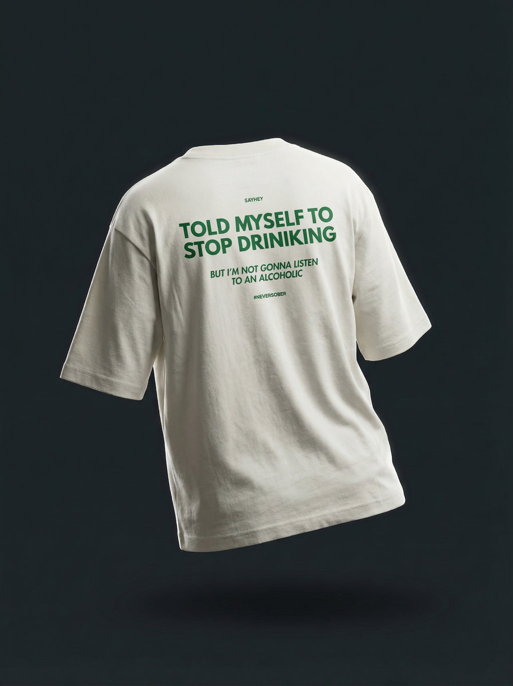 AN ALCOHOLIC (Off-White)