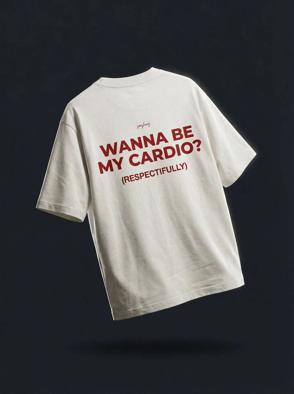 WANNA BE MY CARDIO? (Off-White)