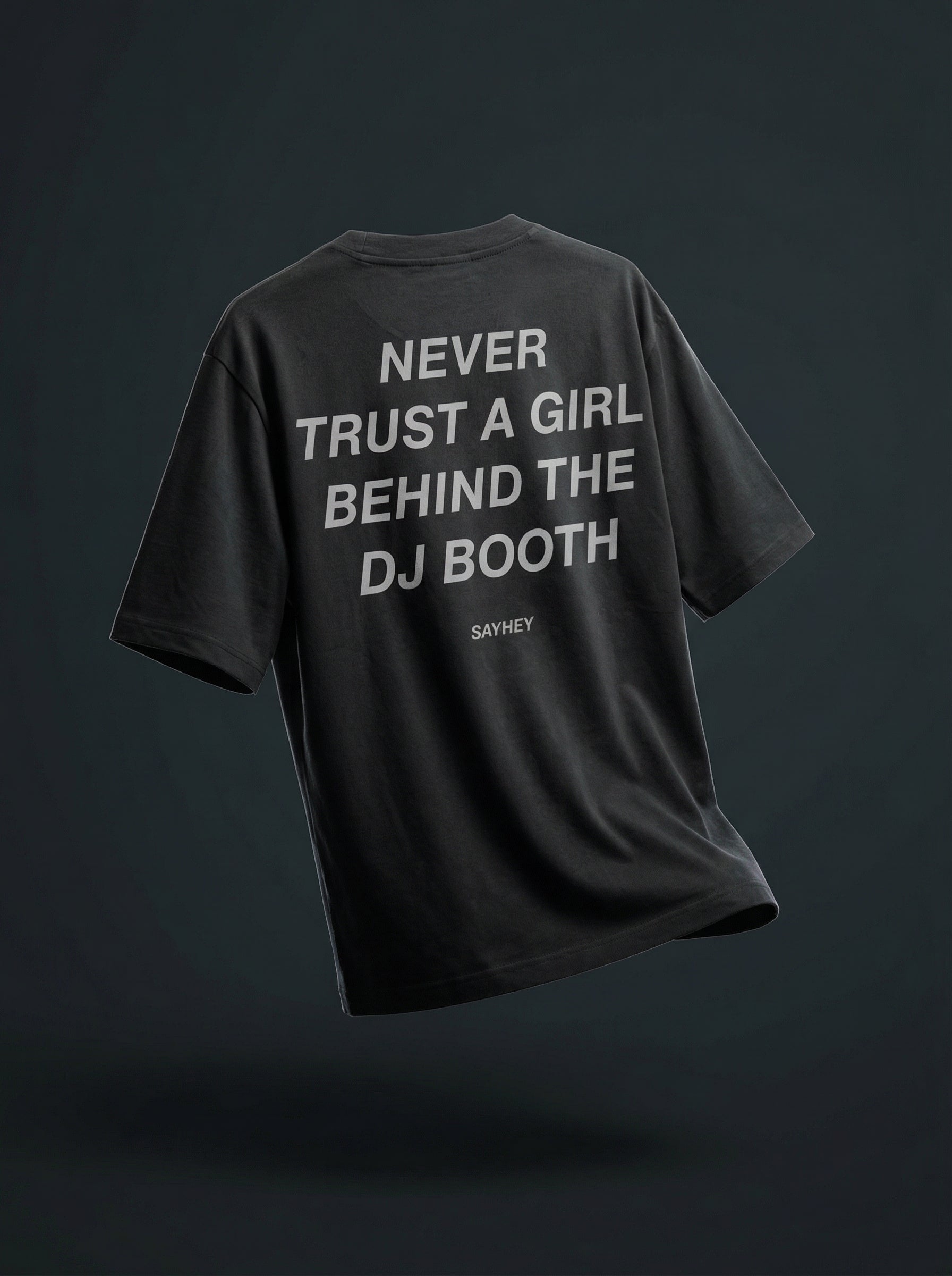 GIRL BEHIND THE DJ BOOTH (Black)