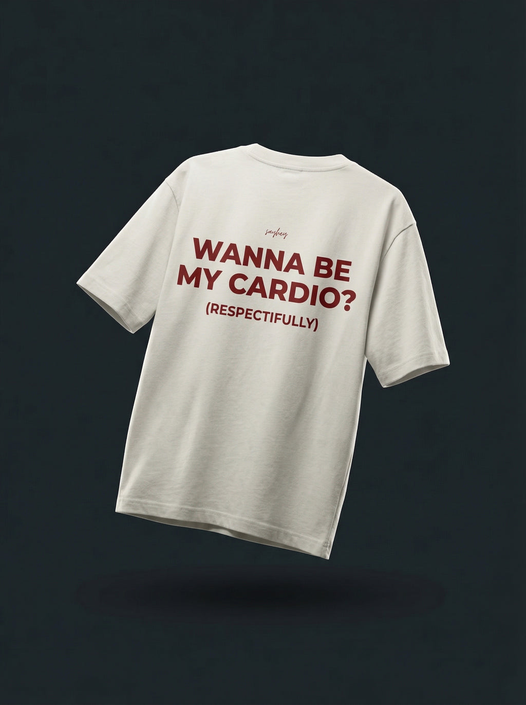 WANNA BE MY CARDIO? (Off-White)