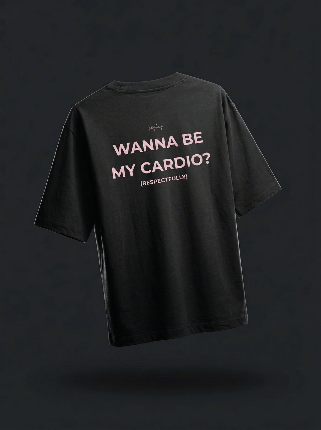 WANNA BE MY CARDIO? (Black)