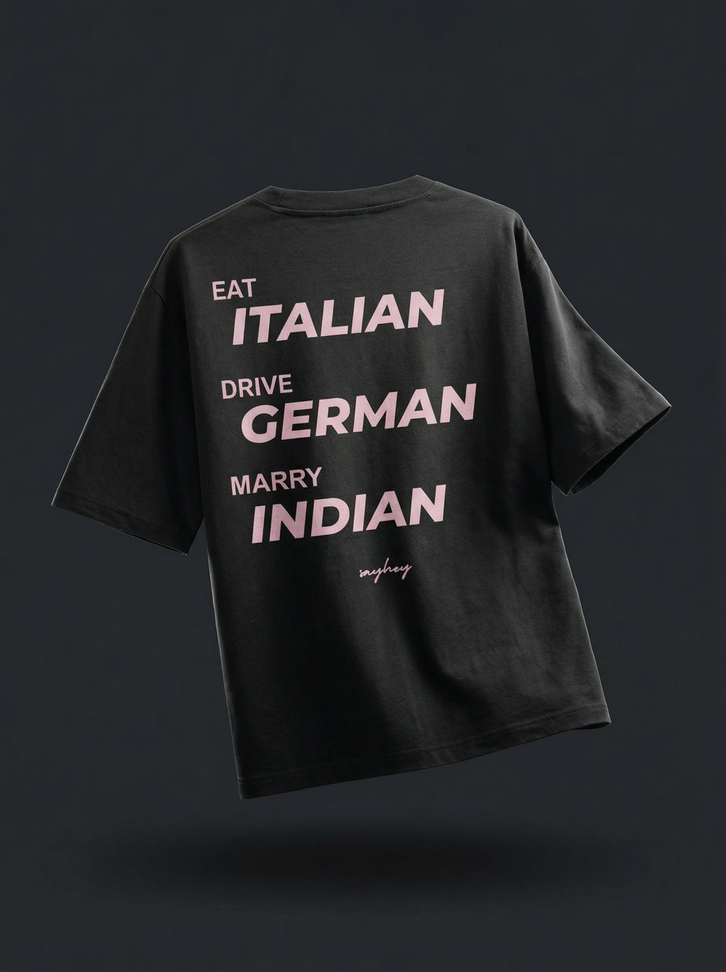 ITALIAN-GERMAN-INDIAN (Black)