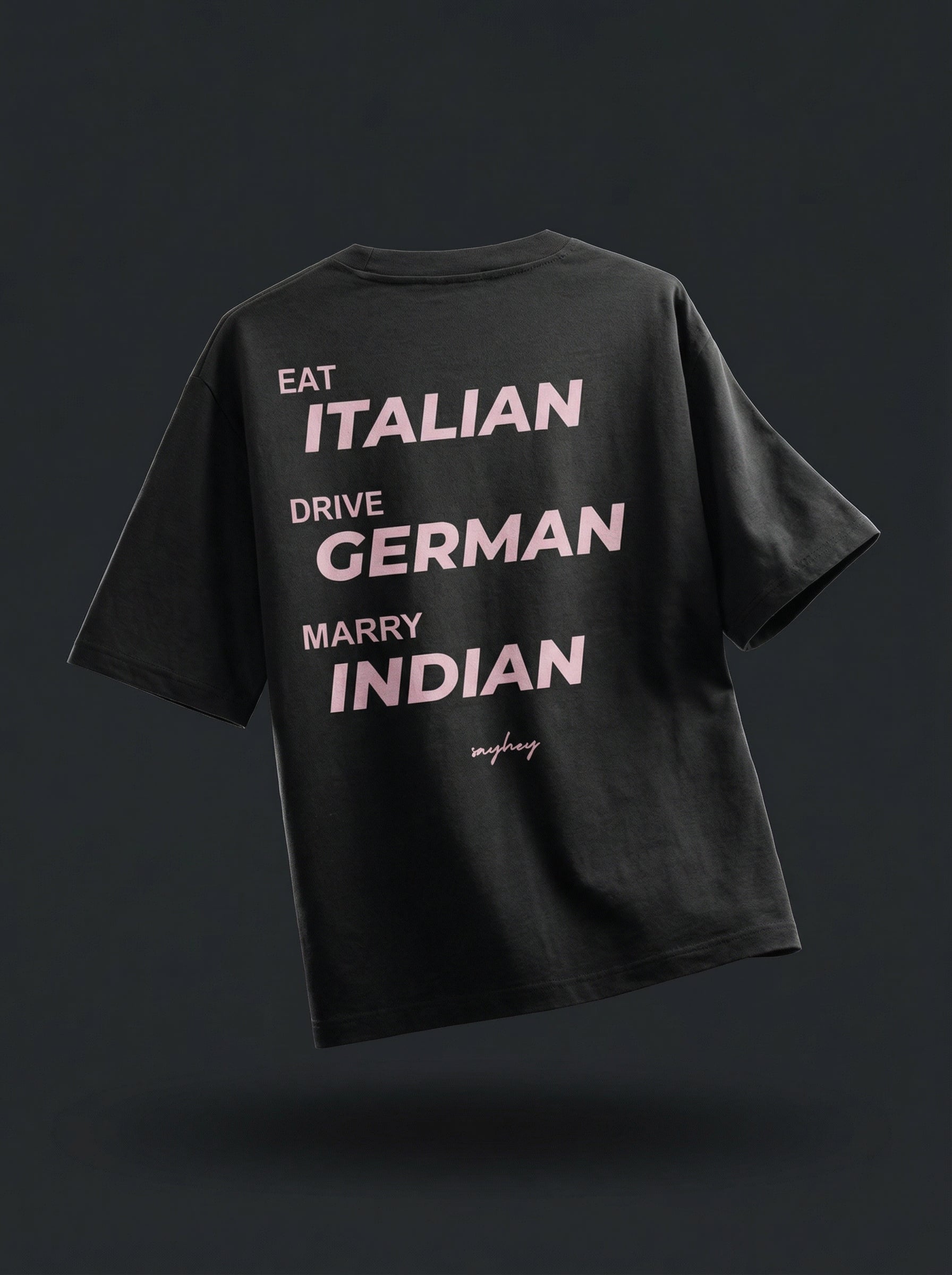 ITALIAN-GERMAN-INDIAN (Black)