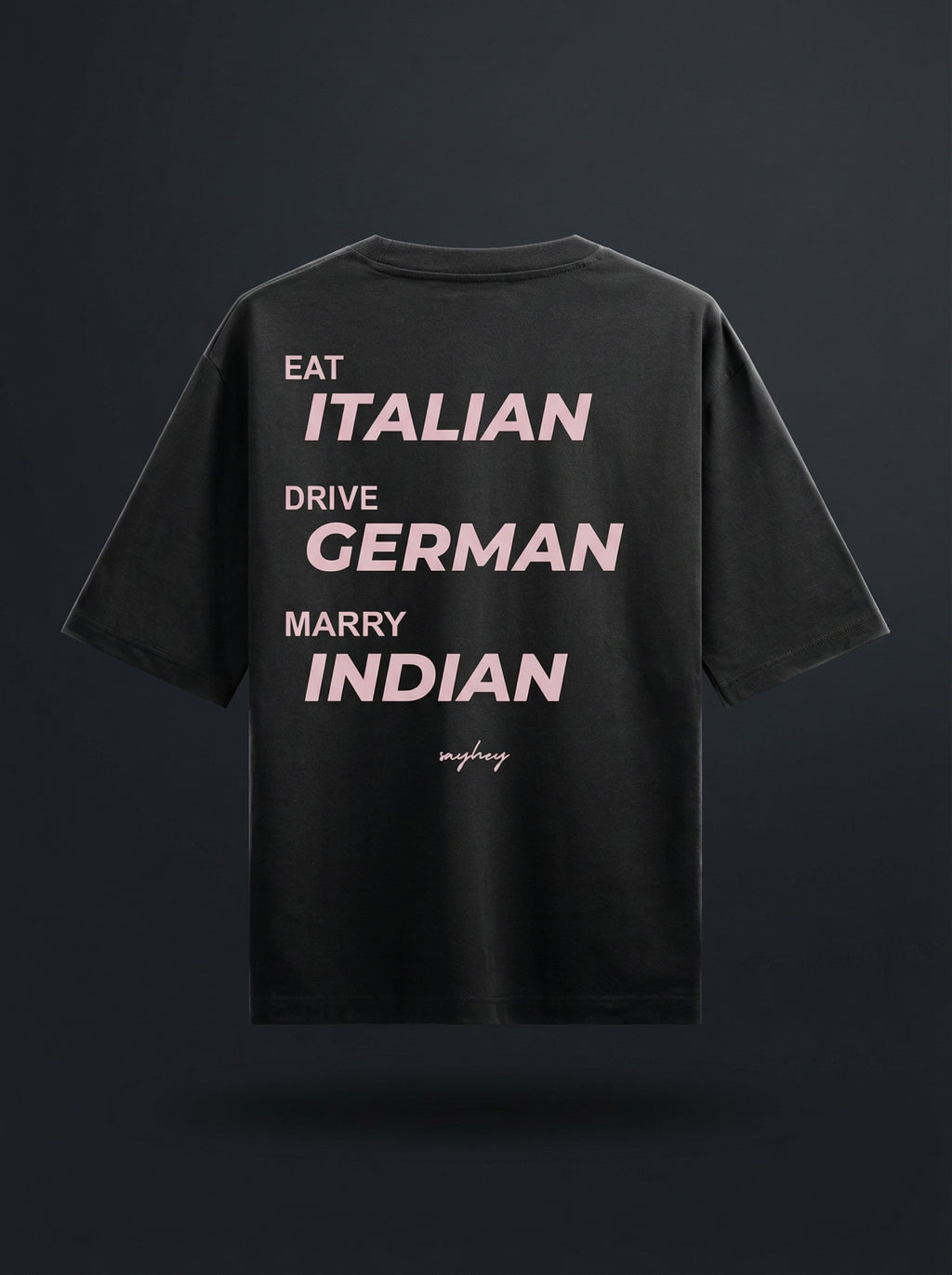 ITALIAN-GERMAN-INDIAN (Black)