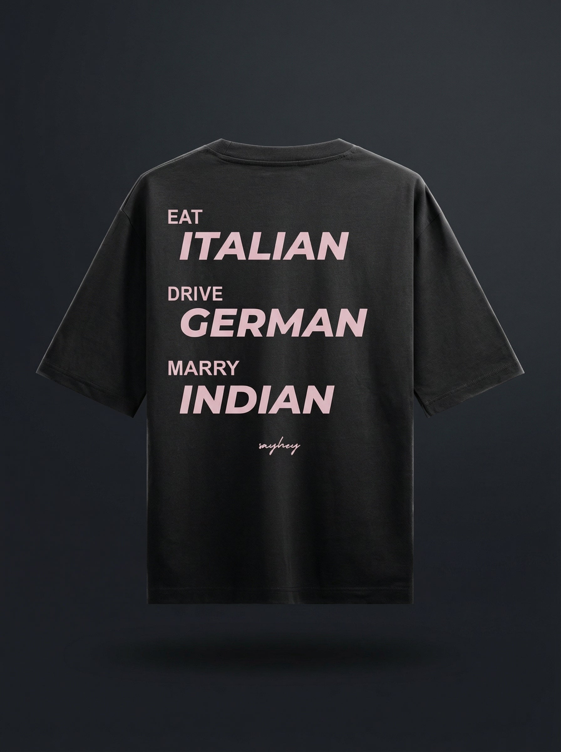 ITALIAN-GERMAN-INDIAN (Black)