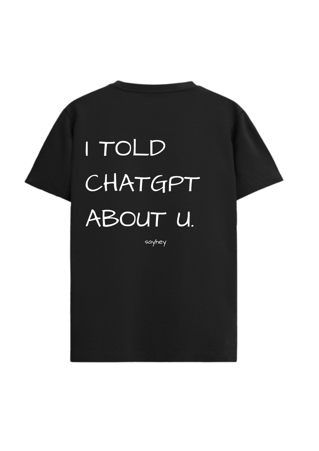 I TOLD CHATGPT ABOUT YOU
