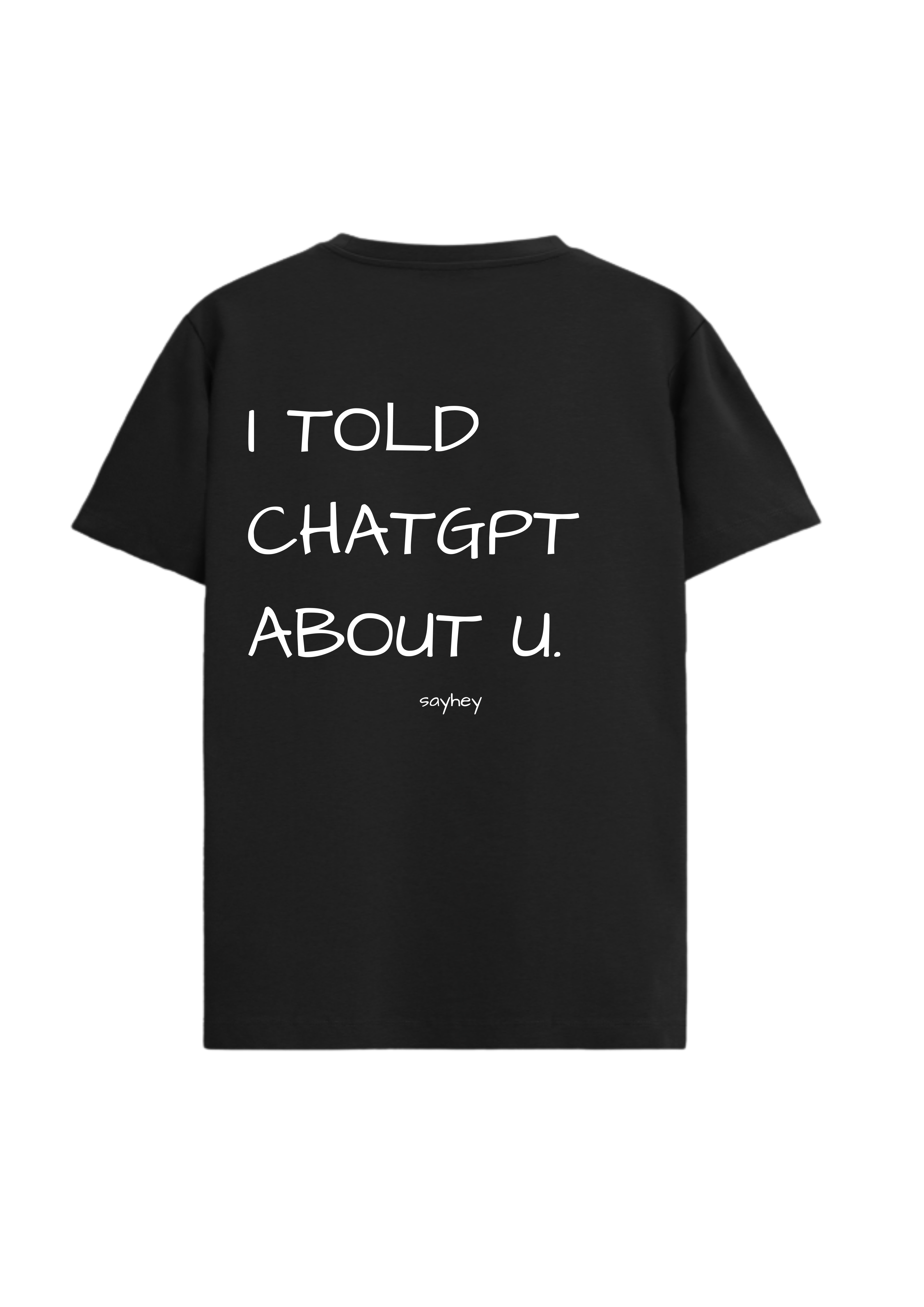 I TOLD CHATGPT ABOUT YOU