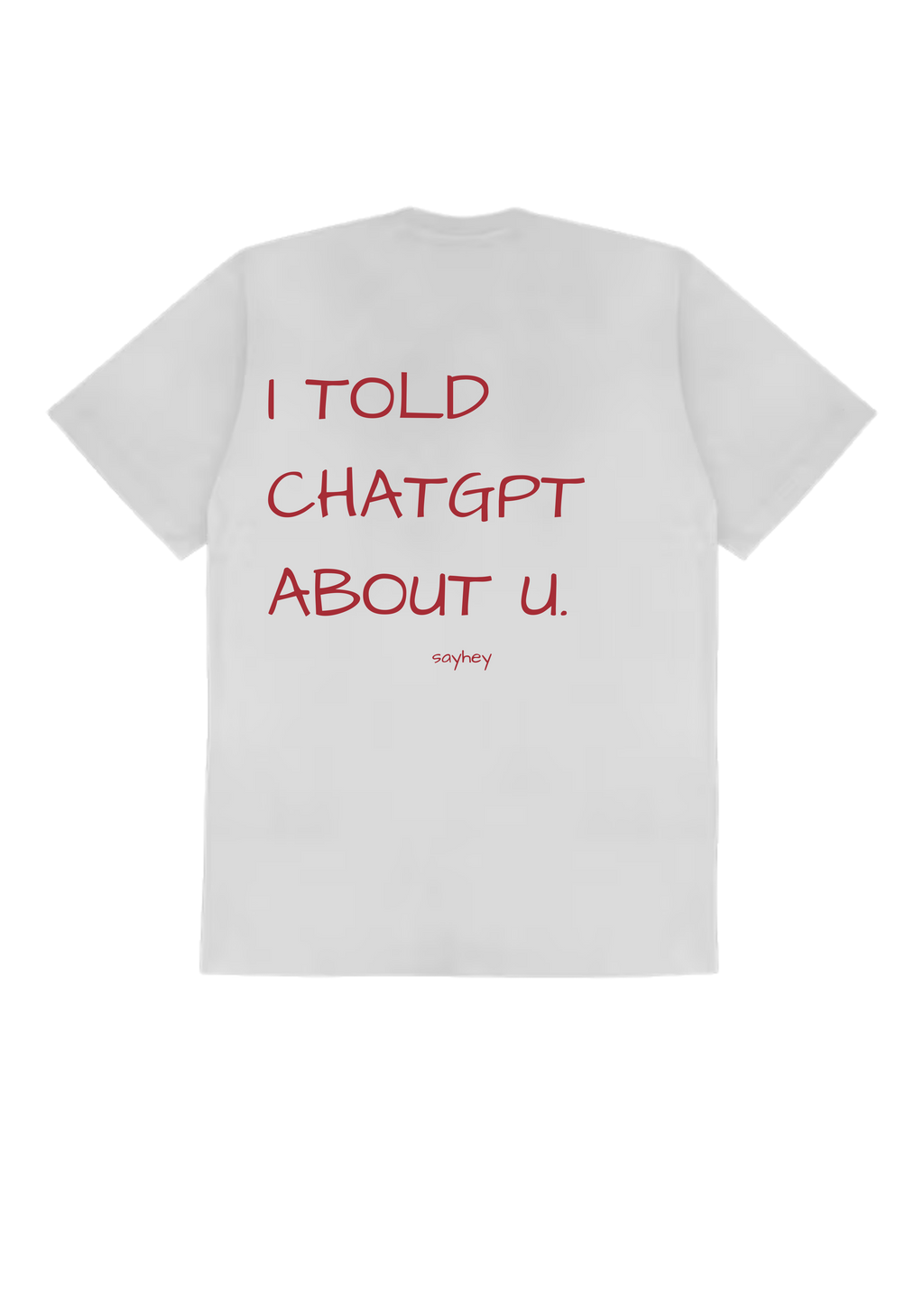 I TOLD CHATGPT ABOUT YOU