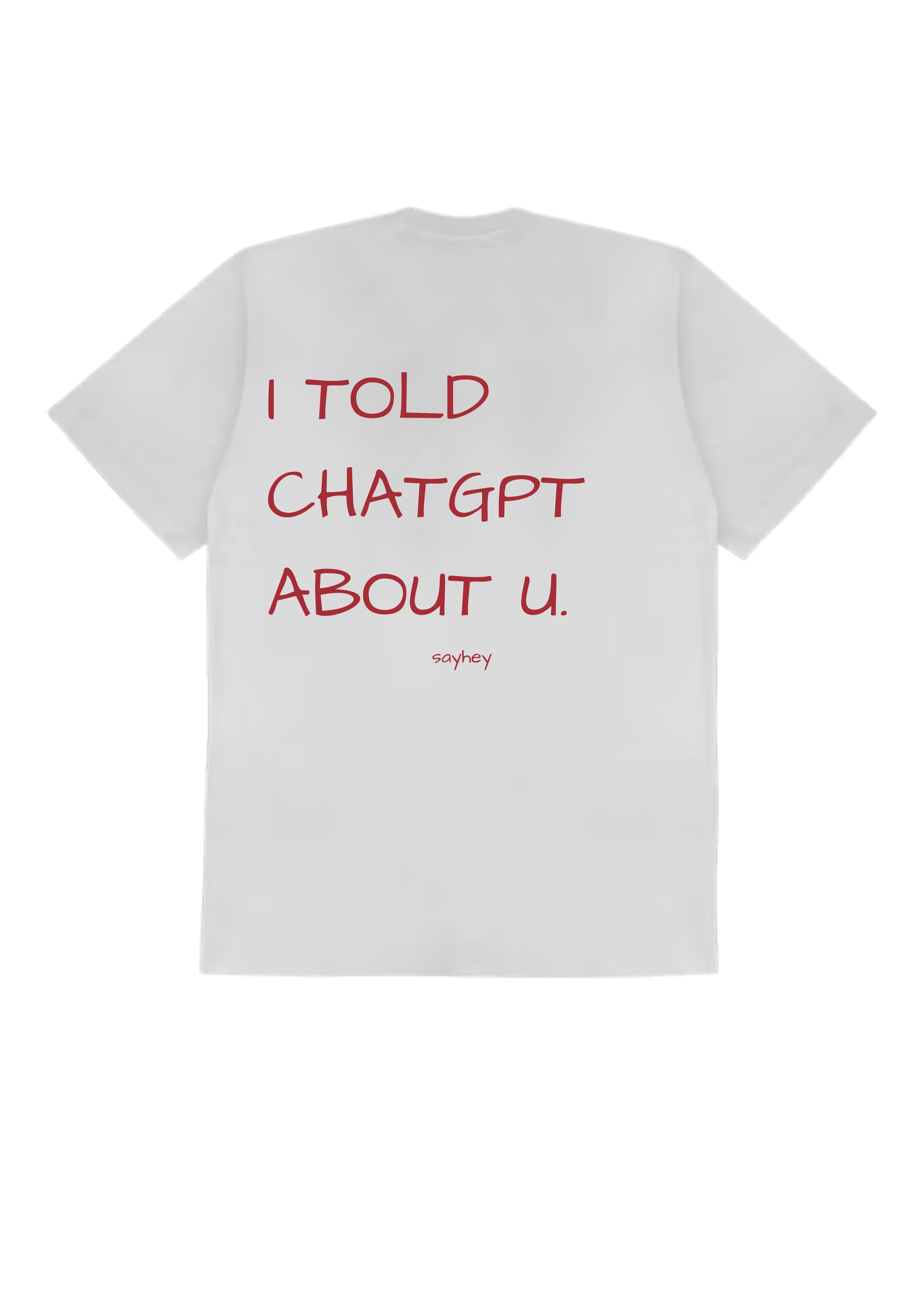 I TOLD CHATGPT ABOUT YOU