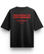 Black Oversized T-shirt Back Design