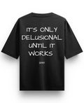 Black Oversized T-shirt Back Design