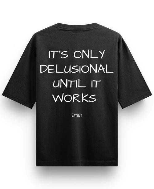 Black Oversized T-shirt Back Design