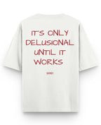 Off White Oversized T-shirt Back Design