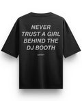 Black Oversized T-shirt Back Design