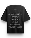 Black Oversized T-shirt Back Design