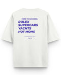 Off White Oversized T-shirt Back Design