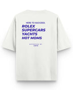 Off White Oversized T-shirt Back Design