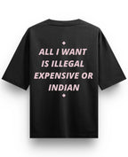 Black Oversized T-shirt Back Design