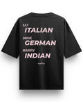 Black Oversized T-shirt Back Design