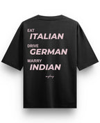 Black Oversized T-shirt Back Design