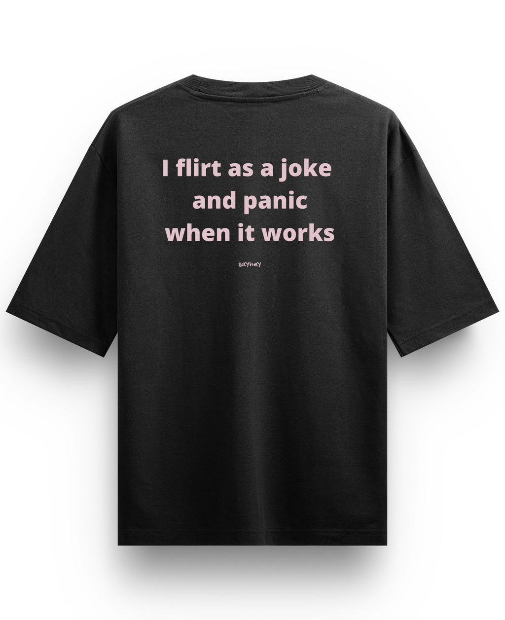Black Oversized T-shirt Back Design