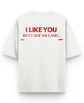 Off White Oversized T-shirt Back Design