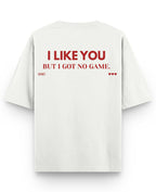 Off White Oversized T-shirt Back Design