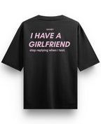 Black Oversized T-shirt Back Design