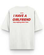 Off White Oversized T-shirt Back Design