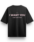 Black Oversized T-shirt Back Design