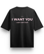 Black Oversized T-shirt Back Design