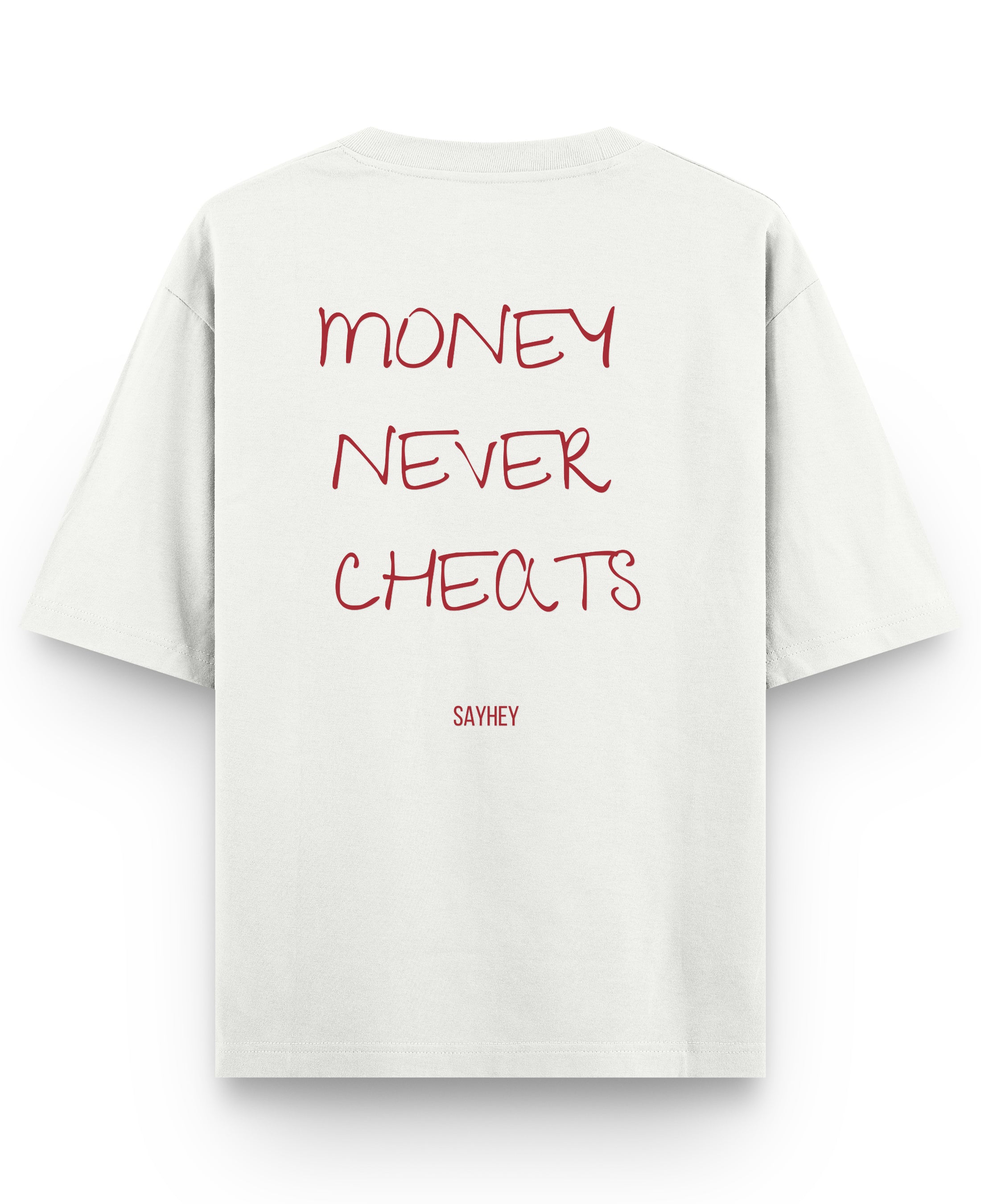 Off White Oversized T-shirt Back Design