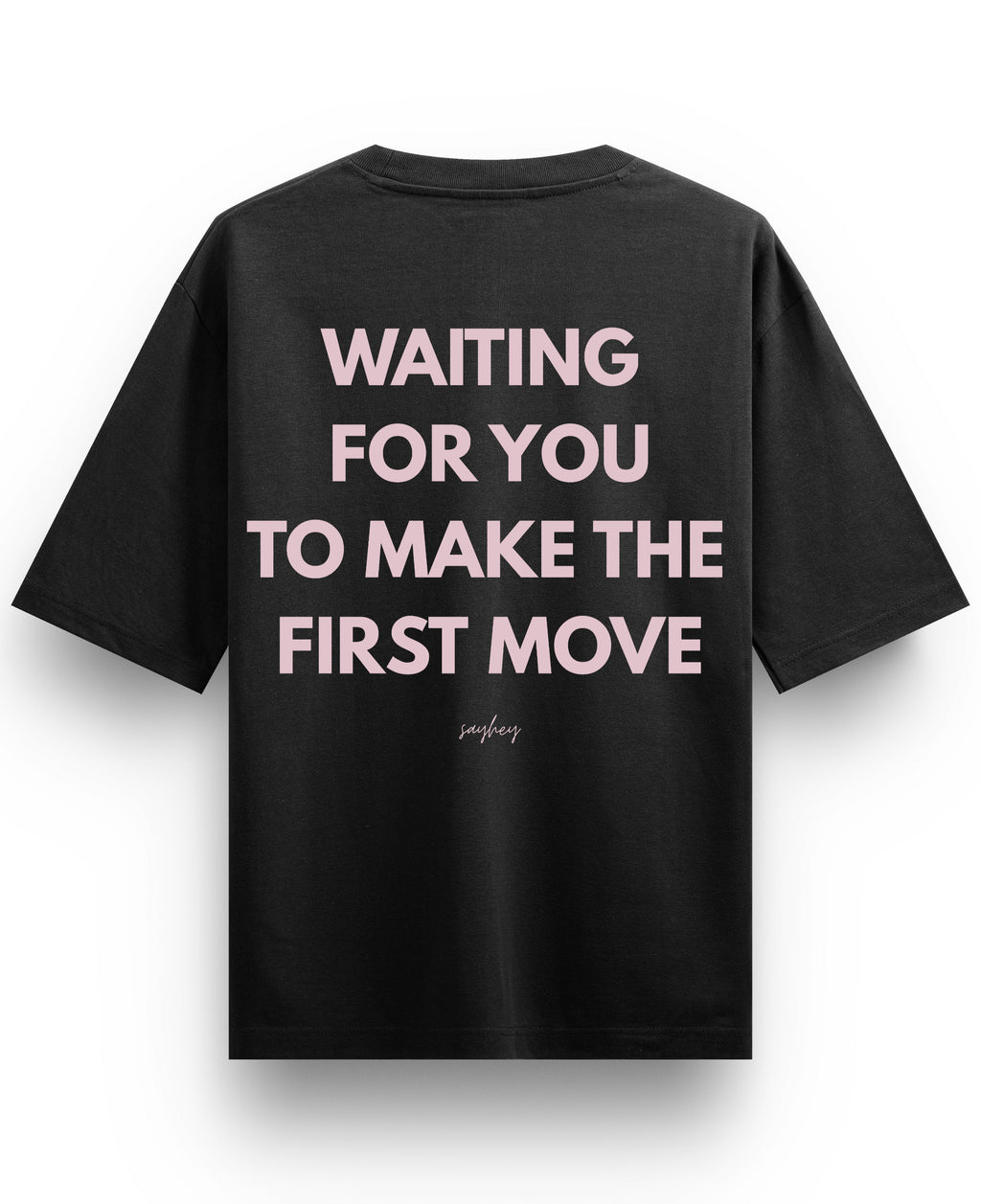 Black Oversized T-shirt Back Design