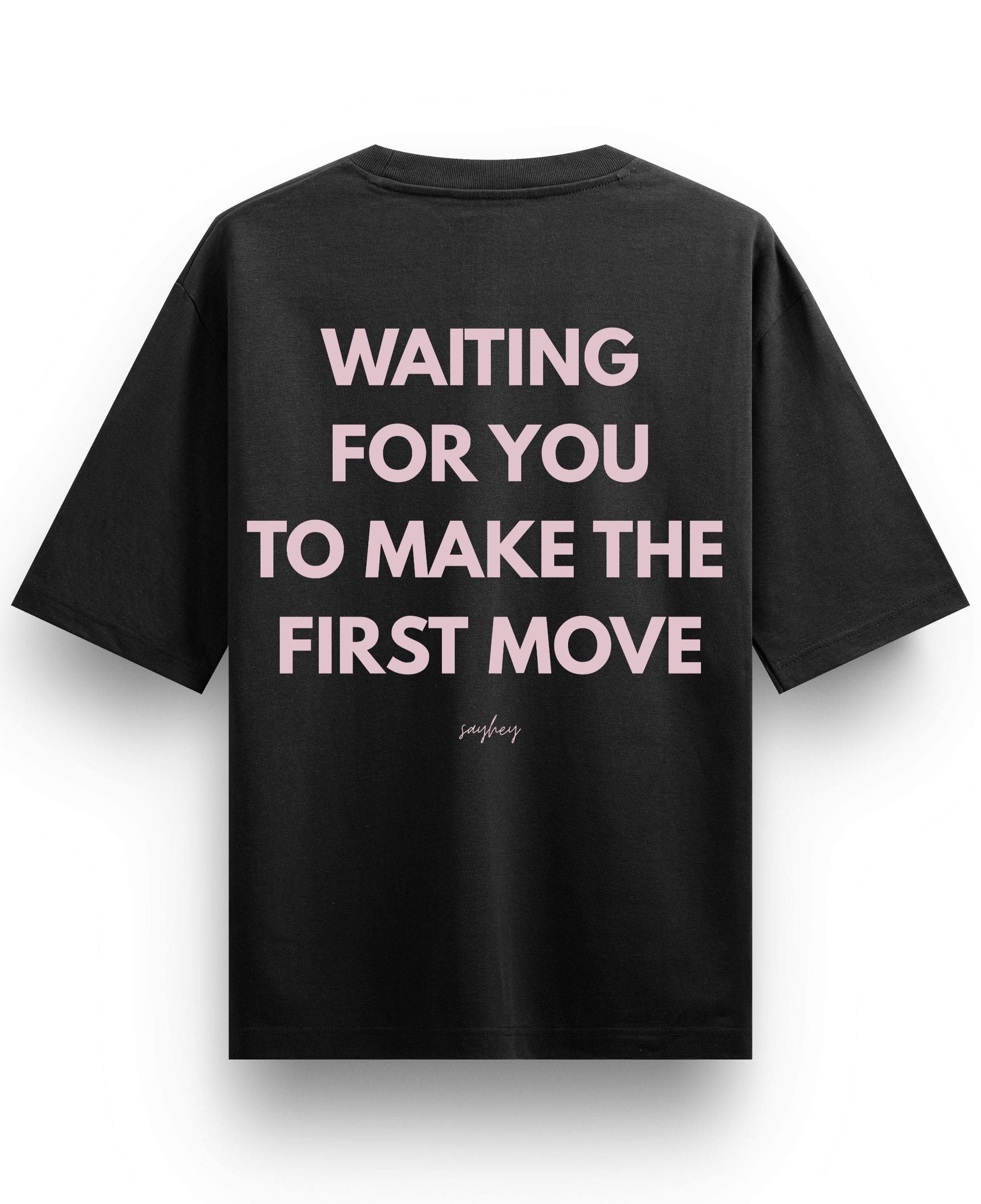 Black Oversized T-shirt Back Design