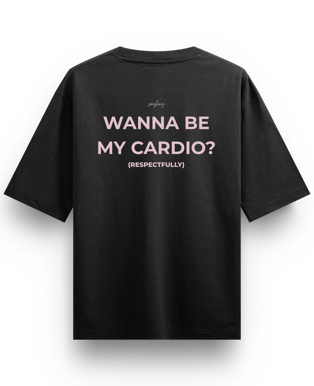 Black Oversized T-shirt Back Design