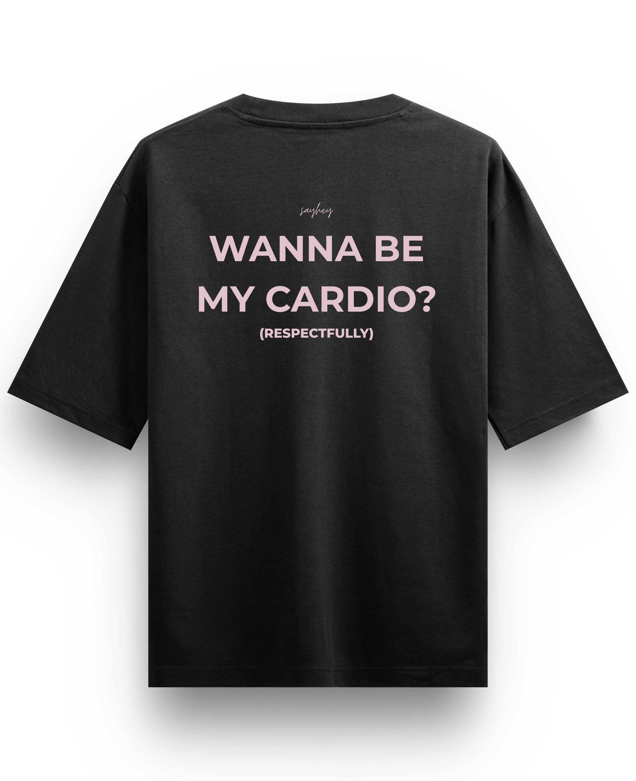 Black Oversized T-shirt Back Design